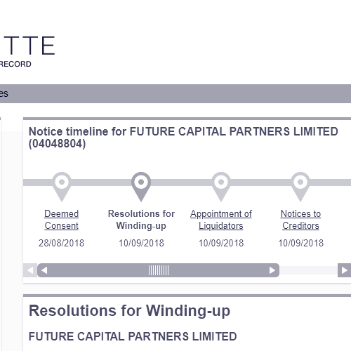 Screenshot of future capital partners elysian fuels company